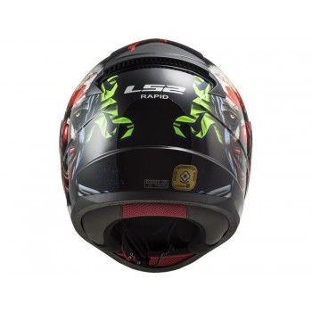 LS2 CASCO FF353 RAPID HAPPY DREAMS BLACK